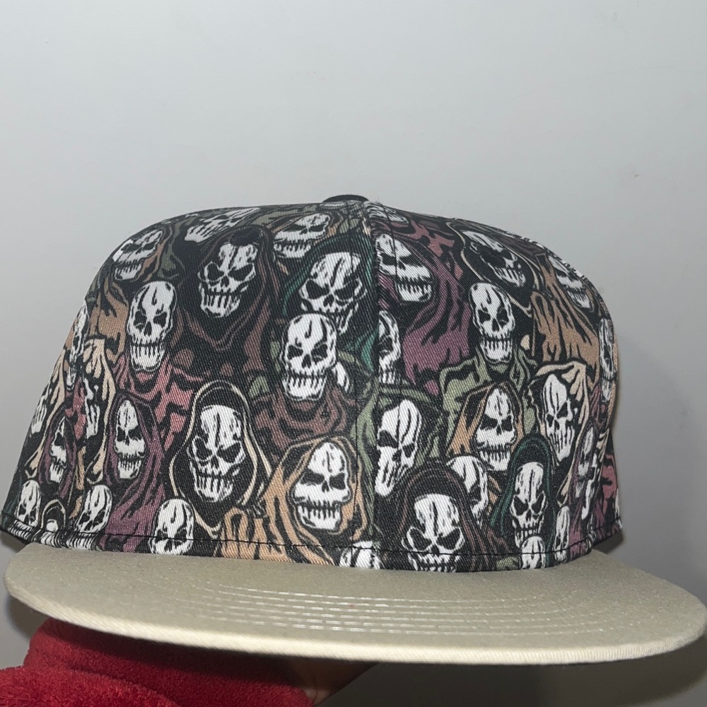 Watson Skull Pattern Snapback Hat - Multicolor NWT - image 1